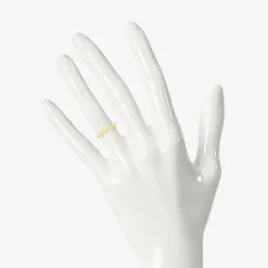 Womens 5.5MM 10K Gold Round Band