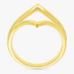 Womens 19MM 10K Gold Round Band