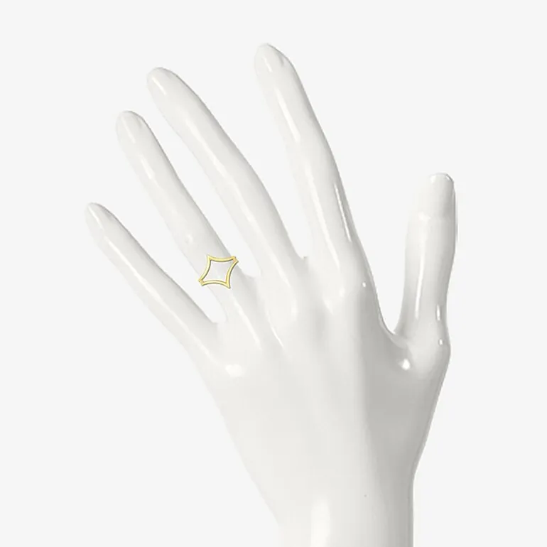 Womens 19MM 10K Gold Round Band