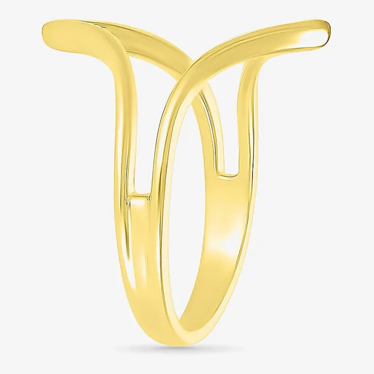 Womens 19MM 10K Gold Round Band