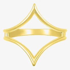 Womens 19MM 10K Gold Round Band