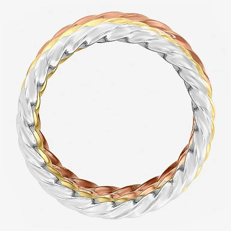 Womens Stainless Steel Wedding Ring Set
