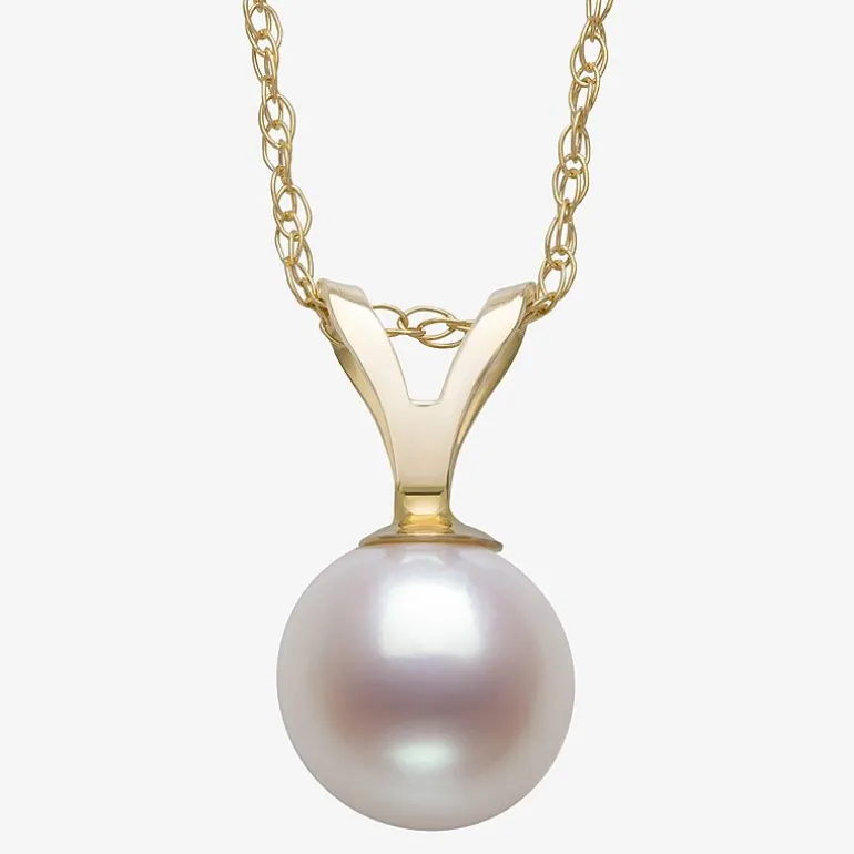 Womens White Cultured Freshwater Pearl 10K Gold 2-pc. Jewelry Set