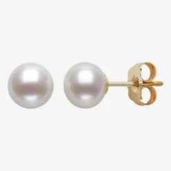 Womens White Cultured Freshwater Pearl 10K Gold 2-pc. Jewelry Set