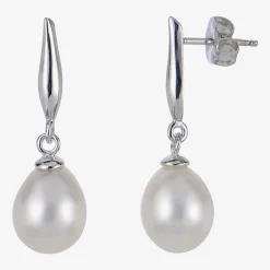 Womens White Cultured Freshwater Pearl Sterling Silver 2-pc. Jewelry Set