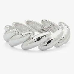 Worthington Silver Tone Womens Stretch Bracelet