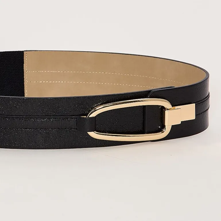 Worthington Stretch Belt With Oversized Hook Hardware Womens Belt