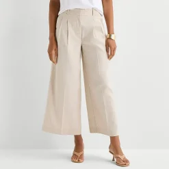 Worthington Womens Cropped Everyday Pant