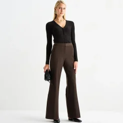 Worthington Womens Fit and Flare Pant