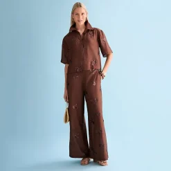 Worthington Womens High Rise Pull-On Pant