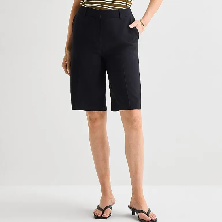 Worthington Womens 12" High Rise Bermuda Short