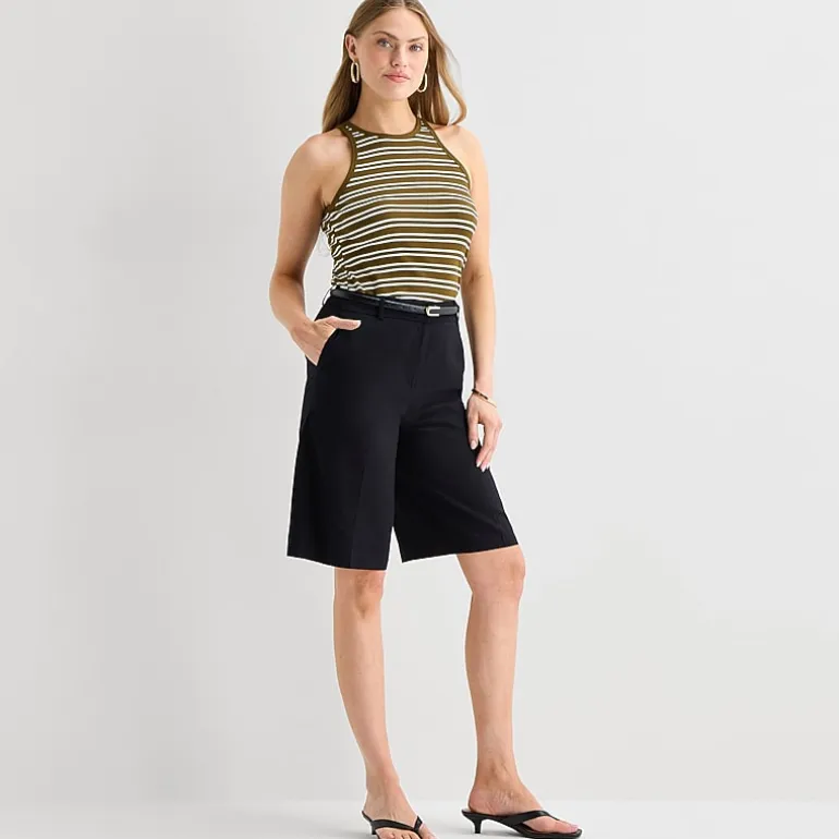 Worthington Womens 12" High Rise Bermuda Short