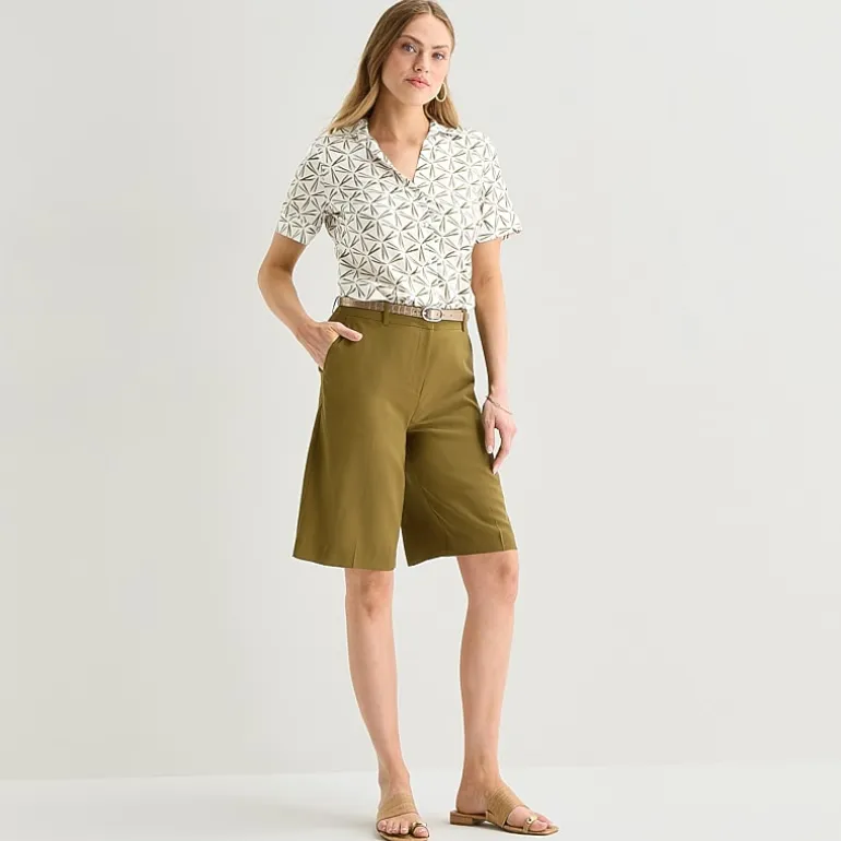 Worthington Womens 12" High Rise Bermuda Short