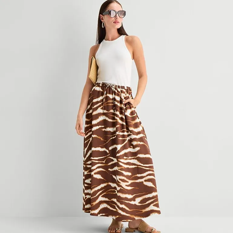 Worthington Womens Maxi Skirt
