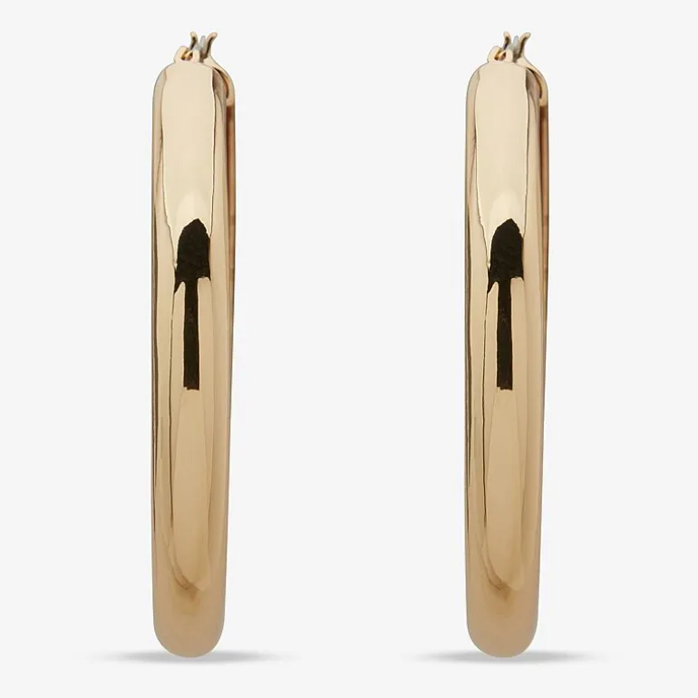 Worthington Womens 55.8mm Hoop Earrings