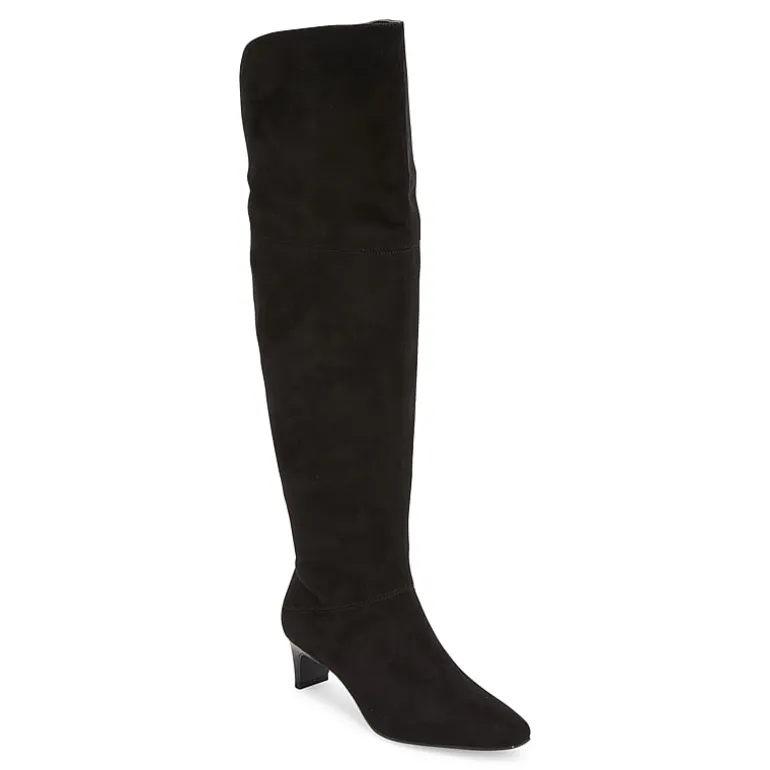 Worthington Womens Palmetto Stacked Heel Over the Knee Boots