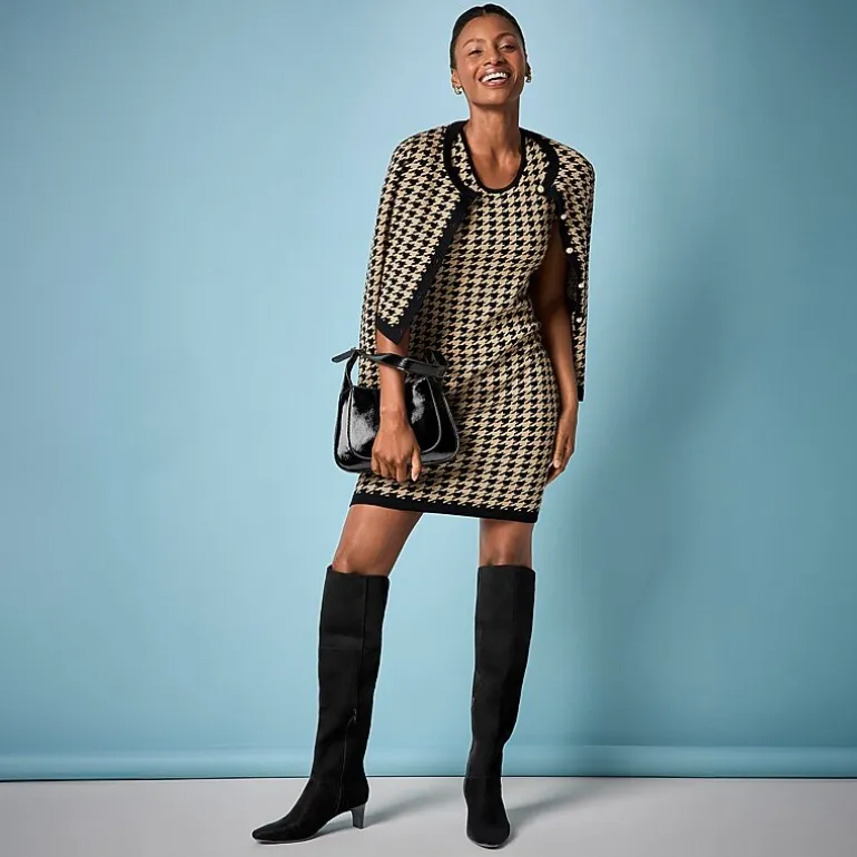 Worthington Womens Palmetto Stacked Heel Over the Knee Boots