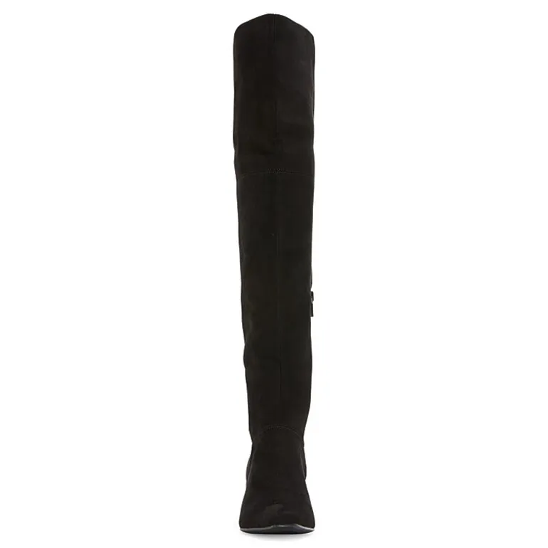Worthington Womens Palmetto Stacked Heel Over the Knee Boots