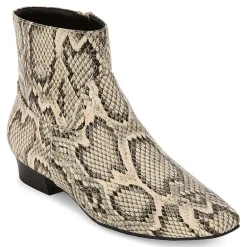 Worthington Womens Ranch Flat Heel Booties