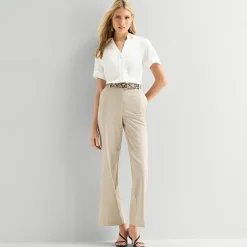 Worthington Womens Short Sleeve Slim Fit Blouse