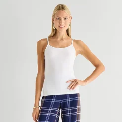 Worthington Womens U Neck Sleeveless Camisole