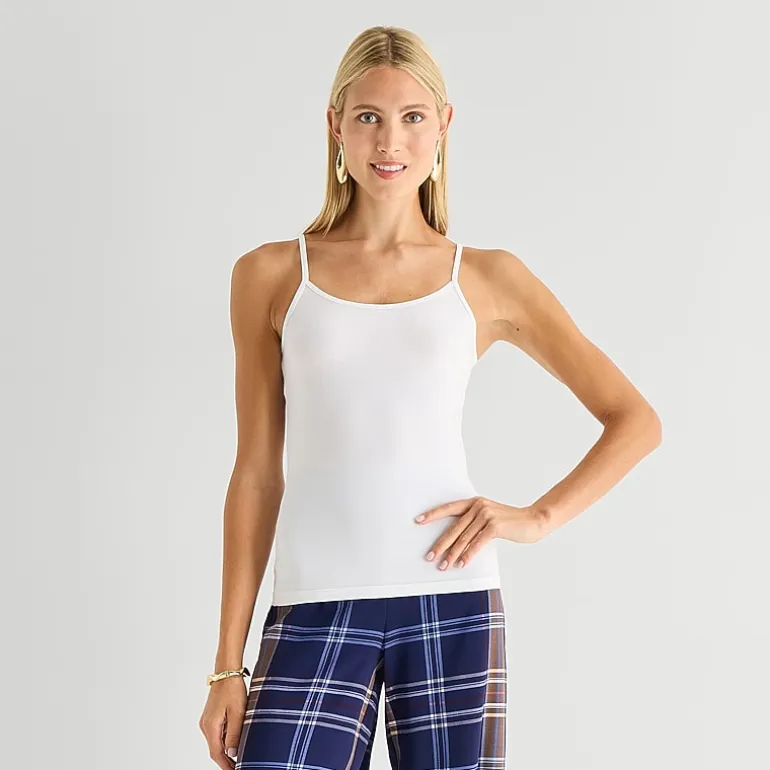 Worthington Womens U Neck Sleeveless Camisole