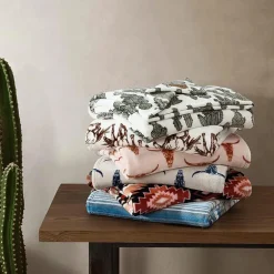 Wrangler Cactus Garden Washable Throw