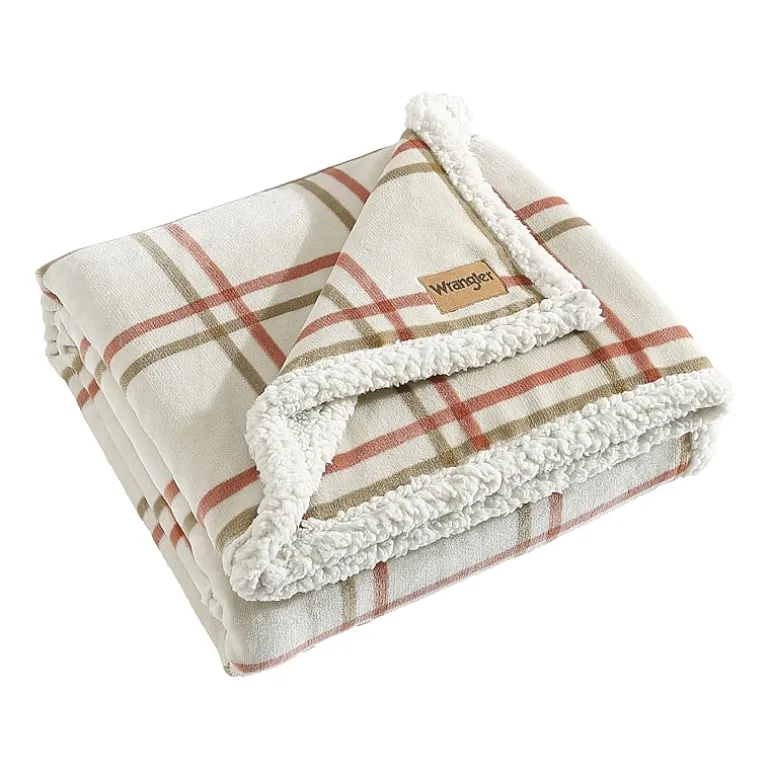 Wrangler Colt Plush Reversible Lightweight Throw