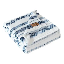 Wrangler Diamond Trail Ultra Plush Fleece Lightweight Throw