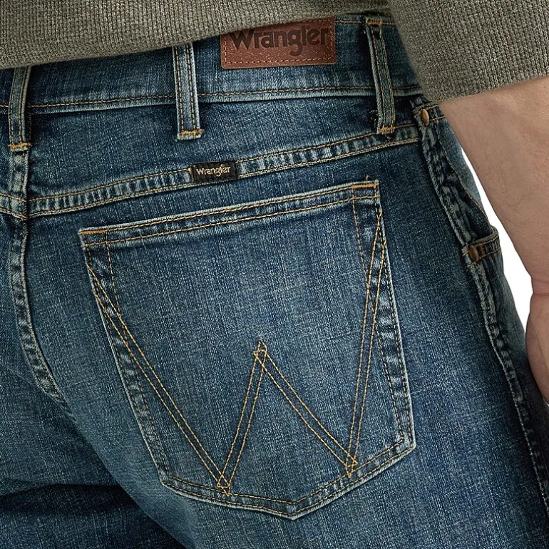 Wrangler® Mens Stretch Fabric Slim Fit Bootcut Jean