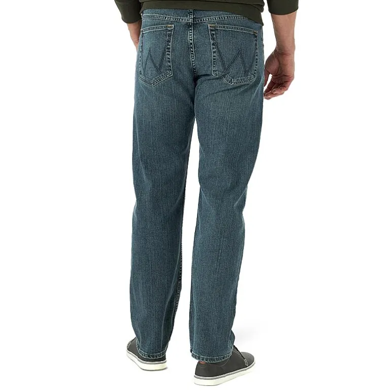 Wrangler® Mens Stretch Straight Leg Relaxed Fit Jean