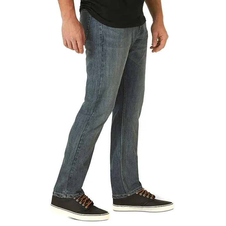Wrangler® Mens Stretch Straight Leg Relaxed Fit Jean