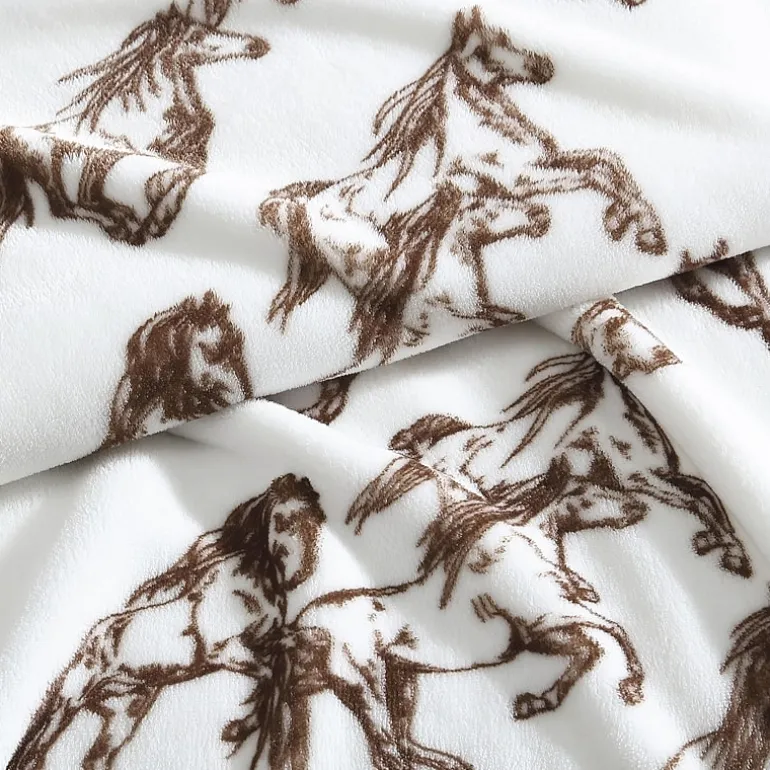 Wrangler Mustangs Washable Throw