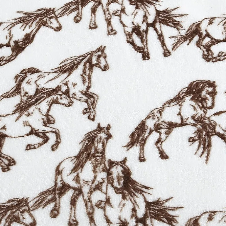 Wrangler Mustangs Washable Throw