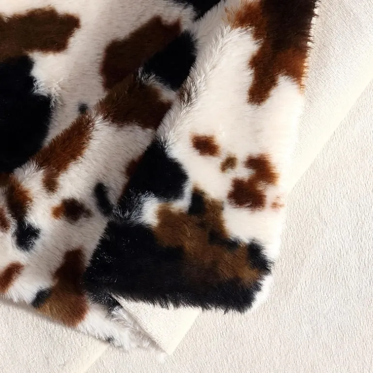 Wrangler Spotted Cow Print Washable Throw