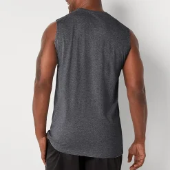 Xersion Cotton Mens Crew Neck Sleeveless Big and Tall Muscle T-Shirt