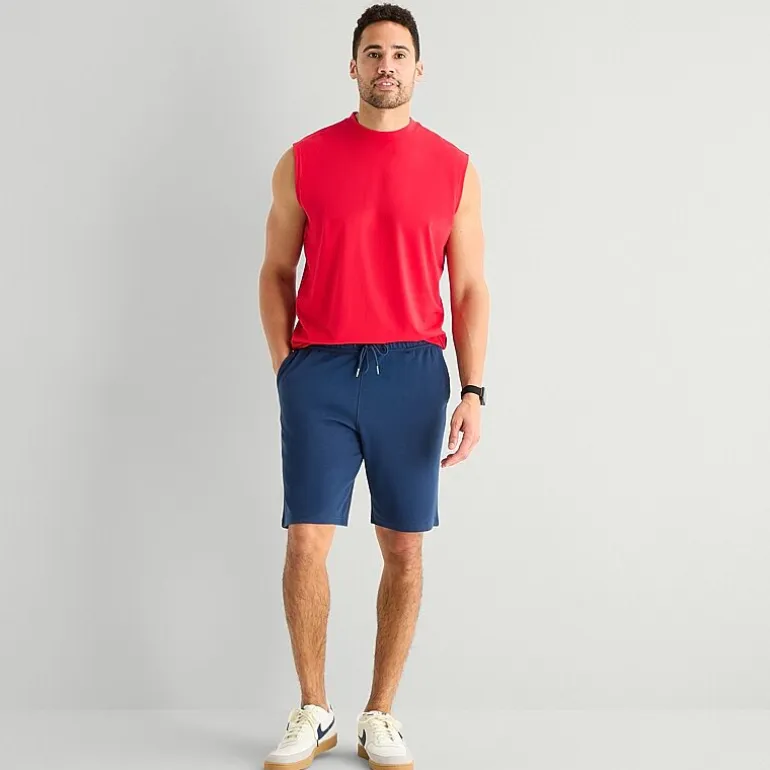 Xersion Double Knit Mens 9" Mid Rise Workout Shorts