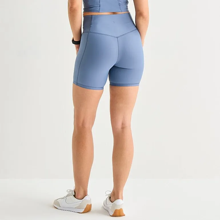 Xersion EverContour+ Womens 6" High Rise Quick Dry Bike Short