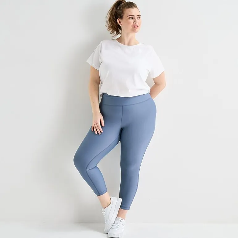 Xersion EverContour+ Womens High Rise 23" Plus Cropped Legging