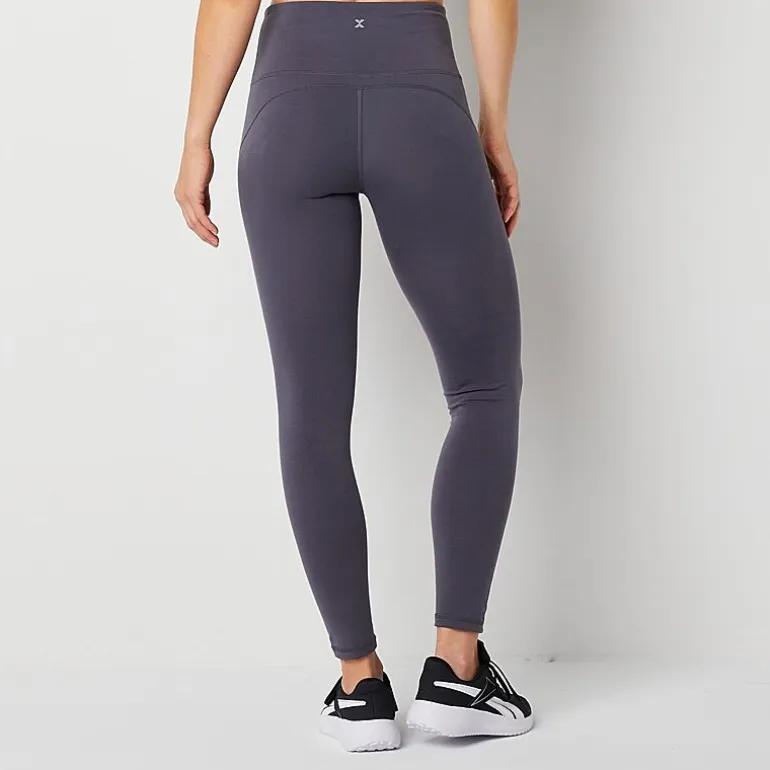 Xersion EverPerform Womens Cotton High Rise 7/8 Ankle Leggings