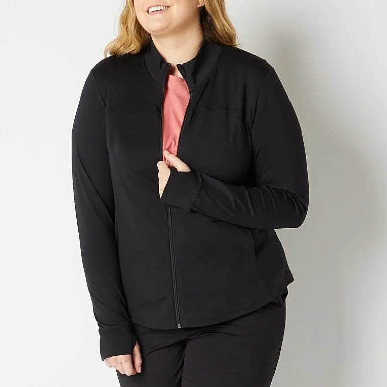 Xersion EverUltra™-Lite Womens Plus Lightweight Softshell Jacket