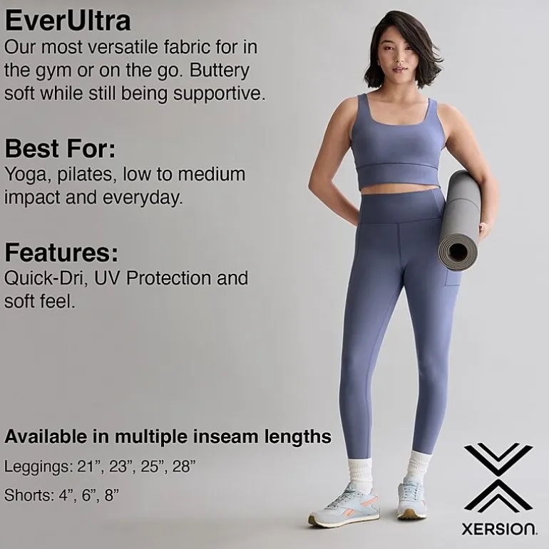 Xersion EverUltra™ 14.5" Womens High Rise Plus Capri Legging