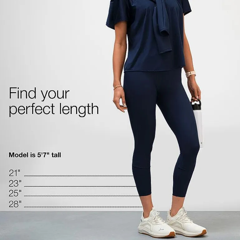 Xersion EverUltra™ Womens Quick Dry High Rise 28" Active Full Length Leggings