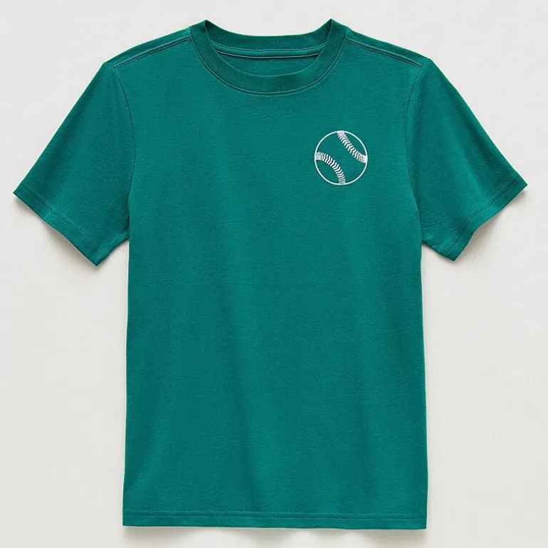 Xersion Little & Big Kid Boys Crew Neck Short Sleeve Regular Fit Graphic T-Shirt