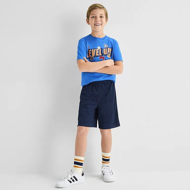 Xersion Little & Big Kid Boys Crew Neck Short Sleeve Regular Fit Graphic T-Shirt