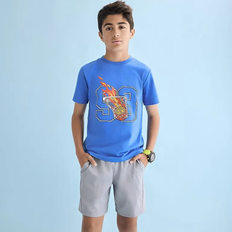 Xersion Little & Big Kid Boys Crew Neck Short Sleeve Regular Fit Graphic T-Shirt