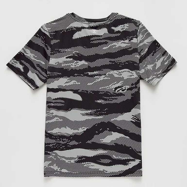 Xersion Little & Big Kid Boys Crew Neck Short Sleeve Moisture Wicking Active T-Shirt