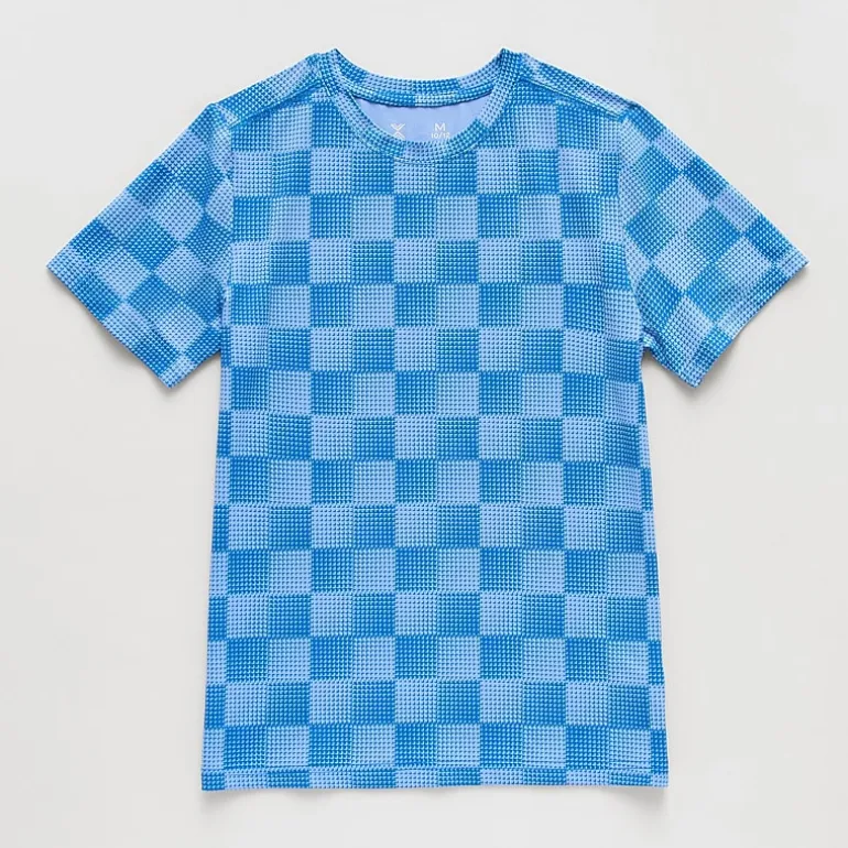 Xersion Little & Big Kid Boys Crew Neck Short Sleeve Moisture Wicking Active T-Shirt