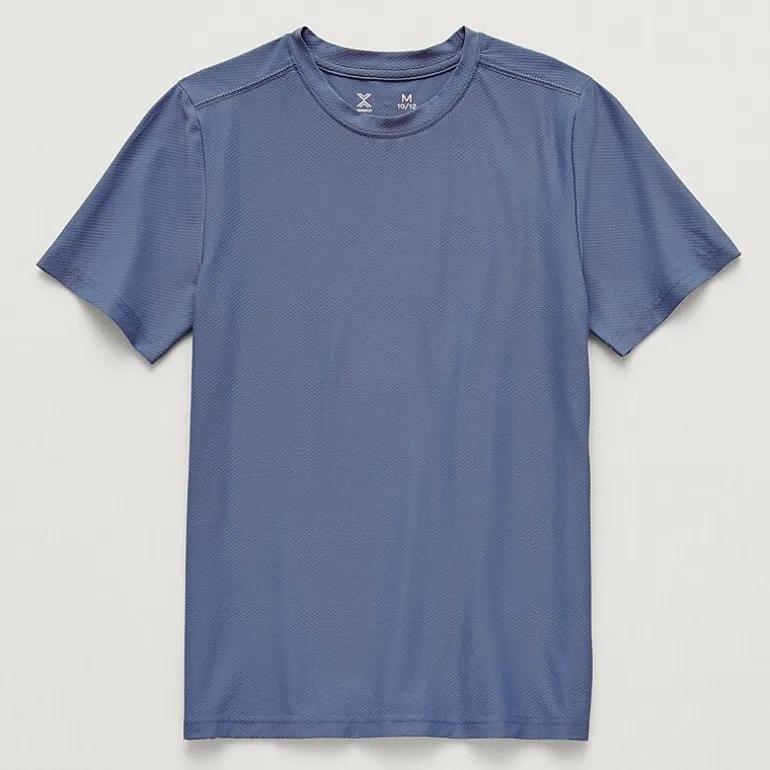 Xersion Little & Big Kid Boys Crew Neck Short Sleeve Moisture Wicking Active T-Shirt