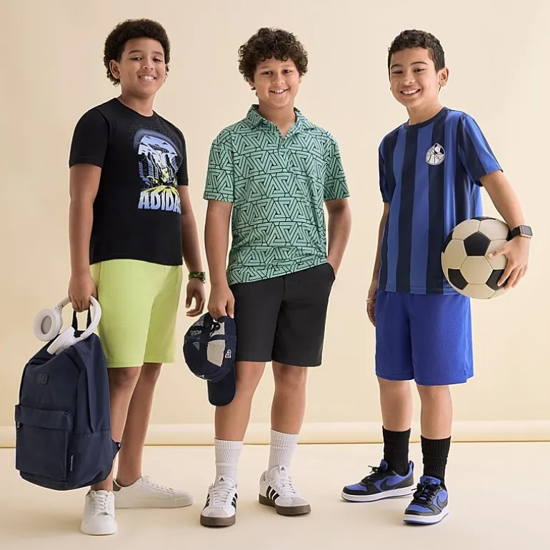 Xersion Little & Big Kid Boys Crew Neck Short Sleeve Regular Fit Graphic T-Shirt